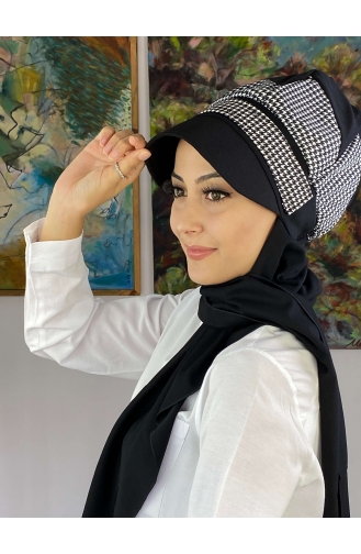 Weiß Praktischer Turban 19AGS22ŞP03-01