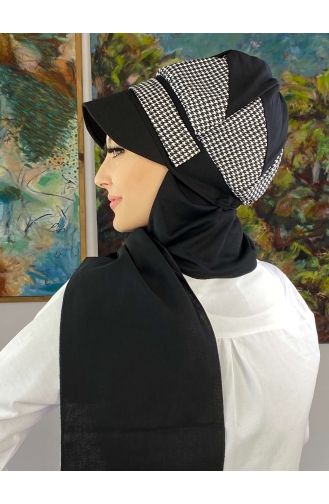 White Ready to Wear Turban 19AGS22ŞP03-01