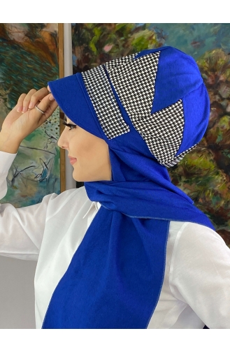 White Ready to Wear Turban 19AGS22ŞP03-02