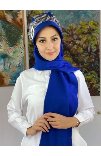 White Ready to Wear Turban 19AGS22ŞP03-02