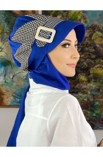 White Ready to Wear Turban 19AGS22ŞP03-02