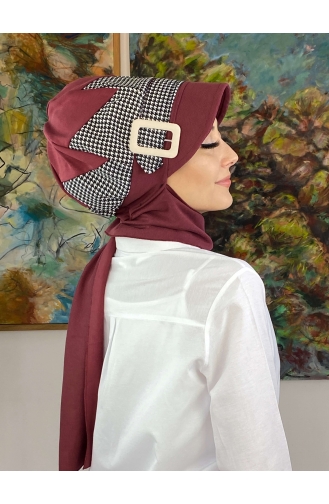 Weiß Praktischer Turban 19AGS22ŞP03-04