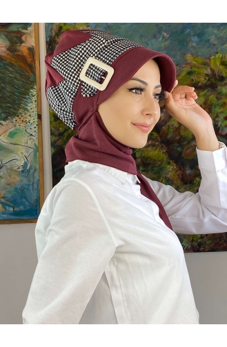 White Ready to Wear Turban 19AGS22ŞP03-04