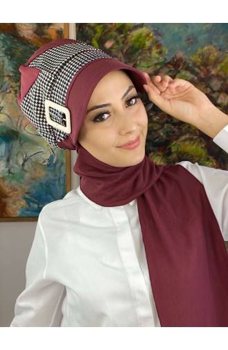 White Ready to Wear Turban 19AGS22ŞP03-04