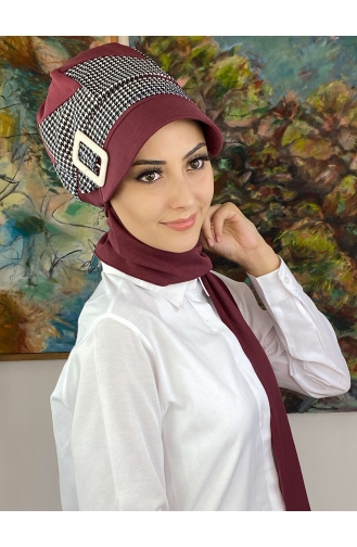 Weiß Praktischer Turban 19AGS22ŞP03-04