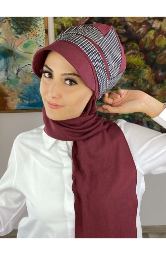 Weiß Praktischer Turban 19AGS22ŞP03-04