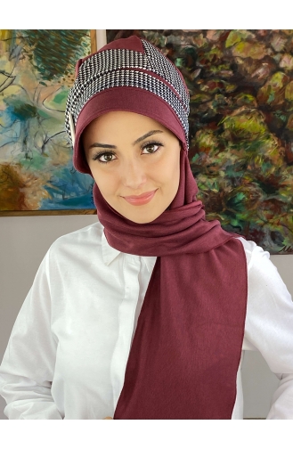 Weiß Praktischer Turban 19AGS22ŞP03-04