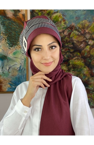 White Ready to Wear Turban 19AGS22ŞP03-04