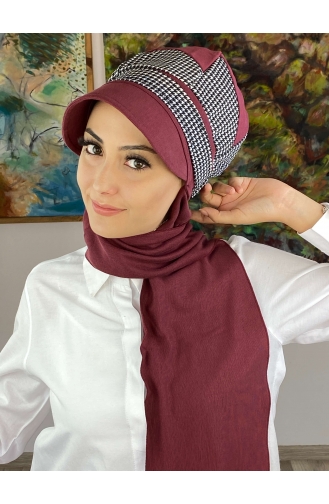 White Ready to Wear Turban 19AGS22ŞP03-04