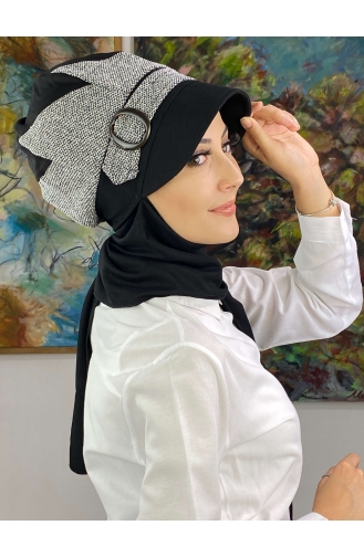 Gray Ready to wear Turban 19AGS22ŞP20-01