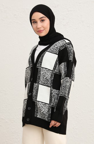 Weiß Strickjacke 2024-02