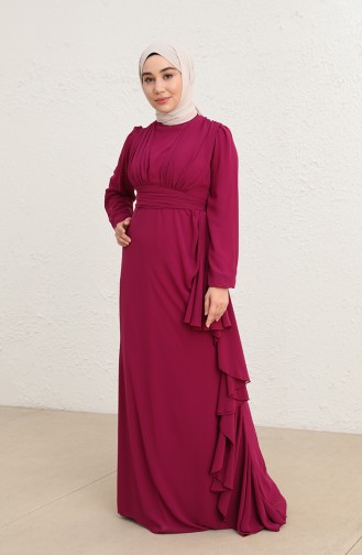 Habillé Hijab Plum 5718-03