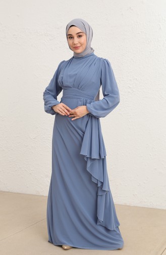 Habillé Hijab Bleu menthe 5718-14