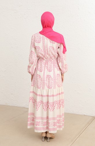 Pink Hijab Dress 0127-01