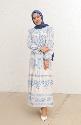 فستان أزرق 0127-04