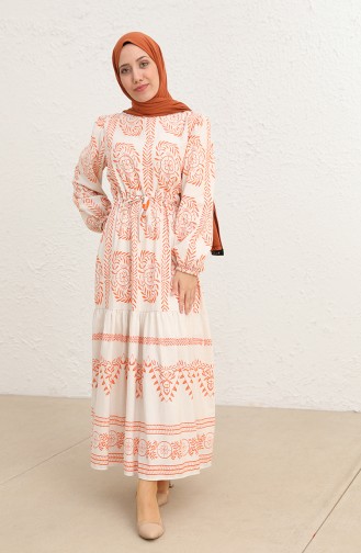 فستان برتقالي 0127-05