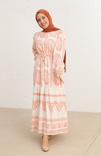 فستان برتقالي 0127-05