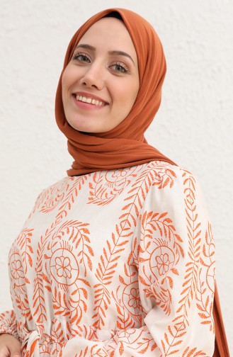 فستان برتقالي 0127-05