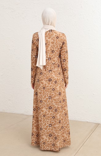 Mink Hijab Dress 8822-01