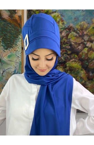 Turban Pret-a-Porter Blue roi 19AGS22ŞP25-05