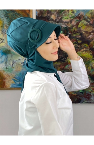 Nefti Yeşil Ready to wear Turban 19AGS22ŞP25-06