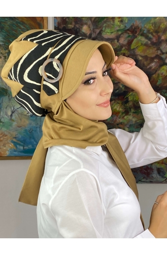 Black Ready to Wear Turban 19AGS22ŞP08-02