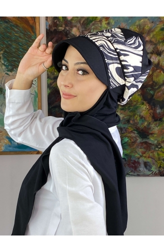 White Ready to wear Turban 19AGS22ŞP08-03