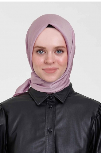 Ipeksi Twill Benek Desen Eşarp 000012-08 Mürdüm