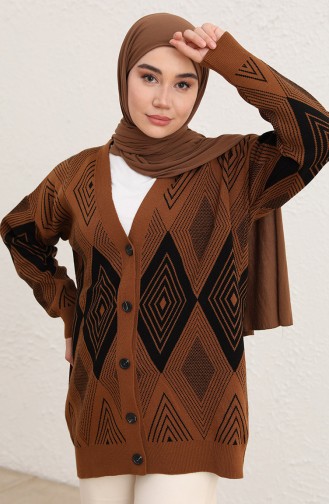 Braun Strickjacke 2030-03