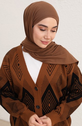 Braun Strickjacke 2030-03