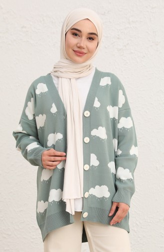 Mint Green Cardigans 2031-04