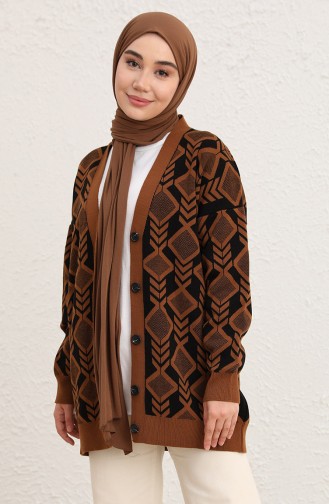Braun Strickjacke 2032-02