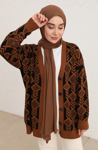 Braun Strickjacke 2032-02