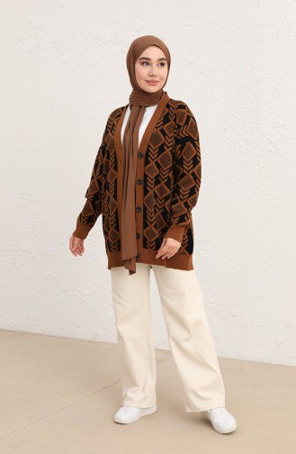 Braun Strickjacke 2032-02
