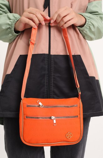 Orange Schultertasche 1735-01