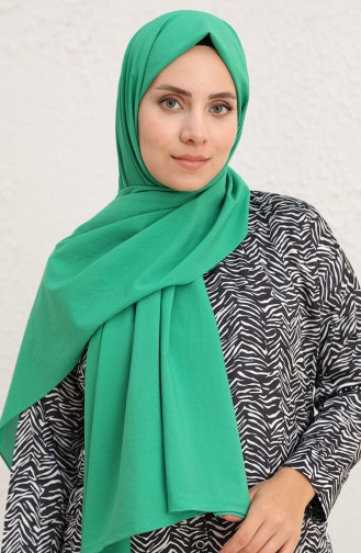 Luxery Vual Şal 1808-11 Benetton Yeşili