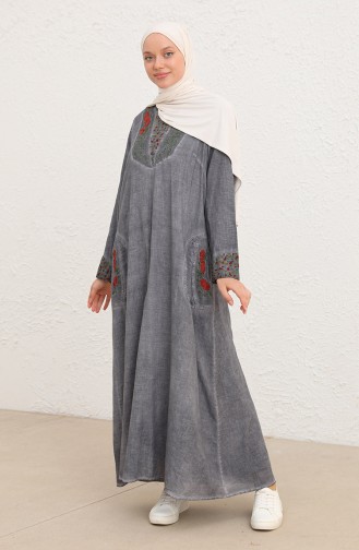Robe Hijab Gris 9099-01