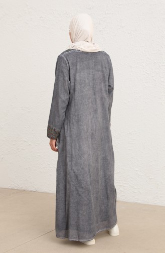 Robe Hijab Gris 9099-01