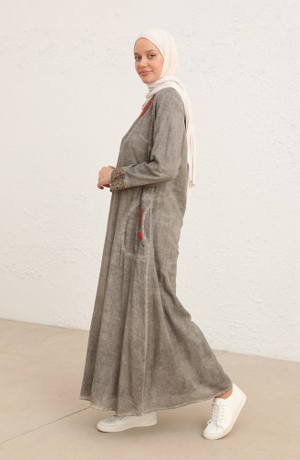 Robe Hijab Beige 9099-04