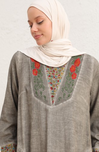 Robe Hijab Beige 9099-04