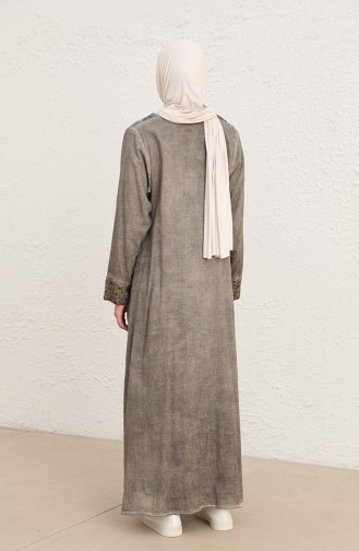 Robe Hijab Beige 9099-04