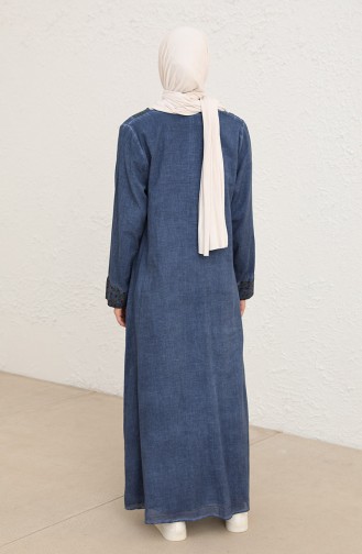 Indigo Hijab Dress 9099-05