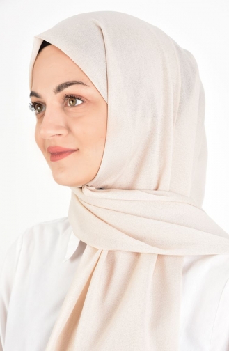 Mina Düz Abiyelik Şal 000014-21 Kum Beji
