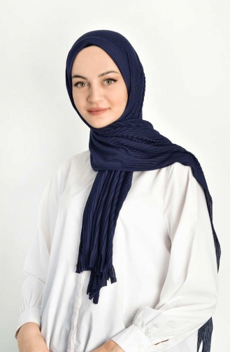 شال أزرق كحلي 000013-10