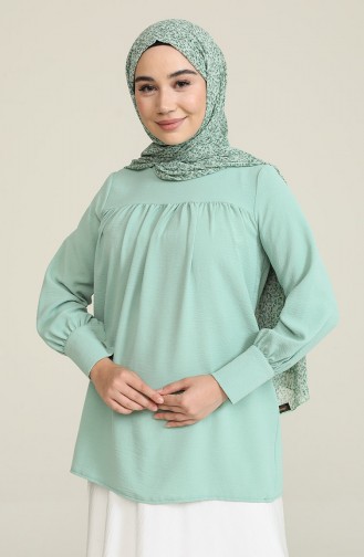 Green Almond Blouse 445005.çağla