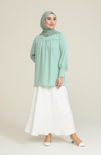 Green Almond Blouse 445005.çağla