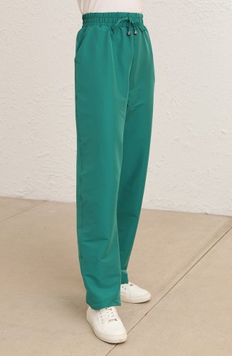 Pantalon Vert Foncé 6103-03