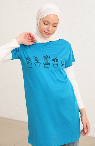 Blau T-Shirt 8133-05