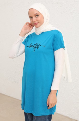 Blau T-Shirt 8138-04