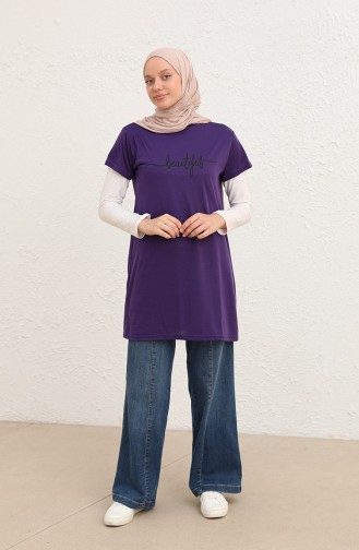 Lila T-Shirt 8138-02
